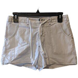 Vintage Original Au Coton Y2K Shorts White Cotton Drawstring 90s Beach Summer S